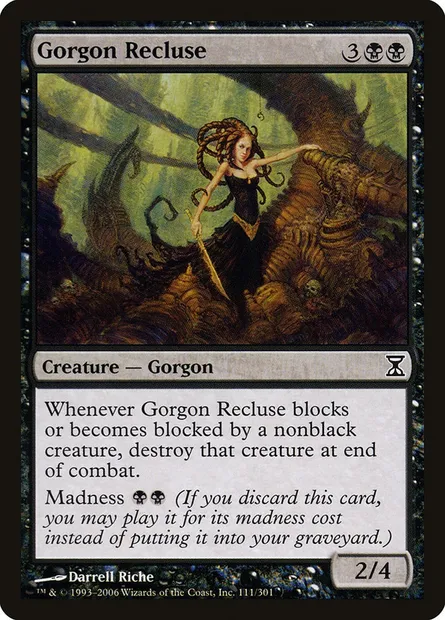 Gorgon Recluse, Magic card TSP 111 — Time Spiral set