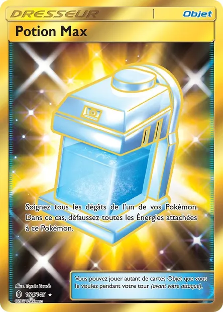 Potion Max, carte Pokémon GRI 164 — extension Gardiens Ascendants