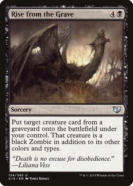 Rise from the Grave, Magic card C15 134 — Commander 2015 set