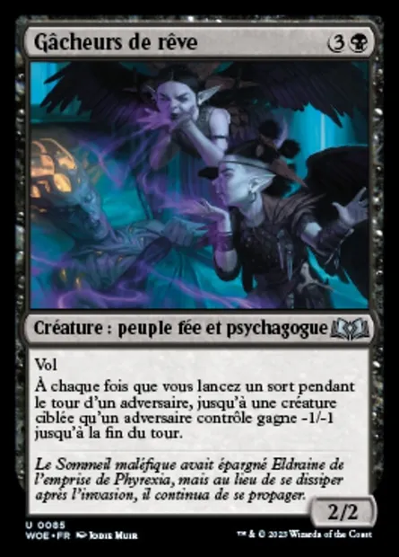 Gâcheurs de rêve, carte Magic WOE 85 — extension Wilds of Eldraine