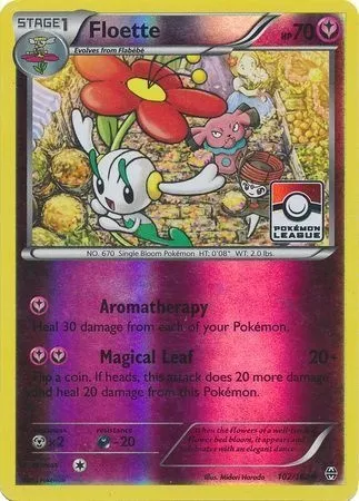 Floette, carte Pokémon LGP 102 — extension League Promos