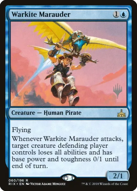 Warkite Marauder, Magic card PRIX 60p — Rivals of Ixalan Promos set