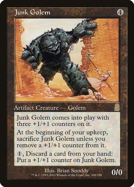 Junk Golem, Magic card ODY 300 — Odyssey set