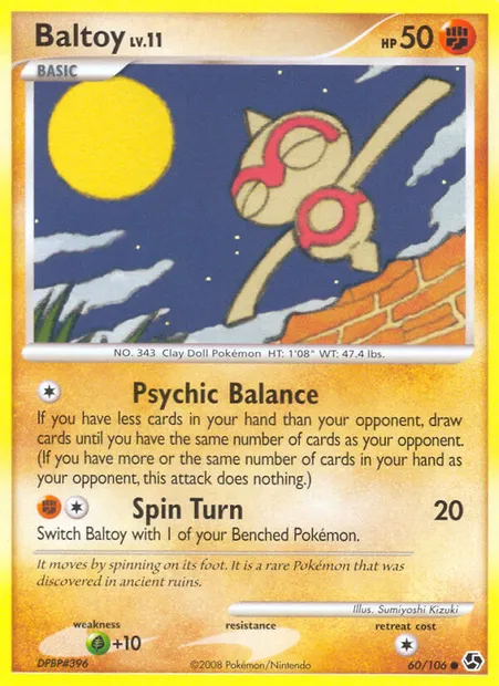 Baltoy, Pokémon card GE 60 — Great Encounters set