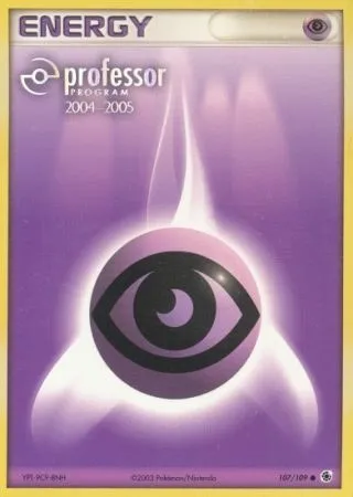 Psychic Energy, Pokémon card PROF 107 — Professor Program set