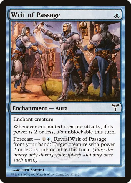 Lettre de passage, carte Magic DIS 37 — extension Discorde