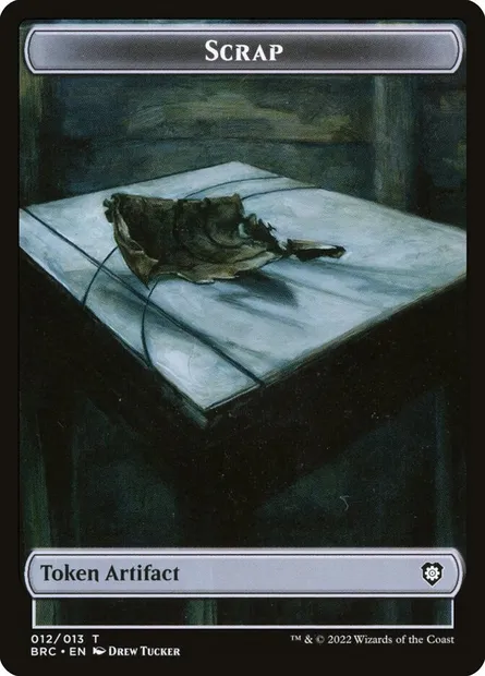 Scrap, Magic card TBRC 12 — The Brothers' War Commander Tokens set