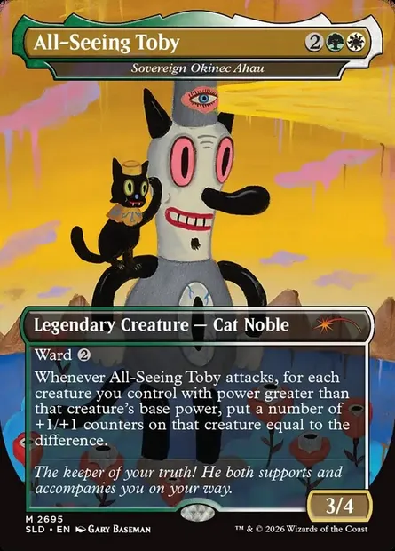 Souverain Okinec Ahau, carte Magic SLD 2695 — extension Secret Lair Drop