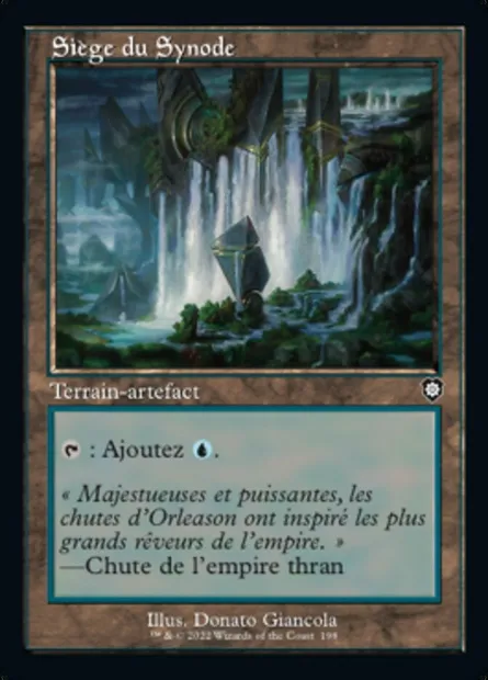 Siège du Synode, carte Magic BRC 198 — extension The Brothers' War Commander