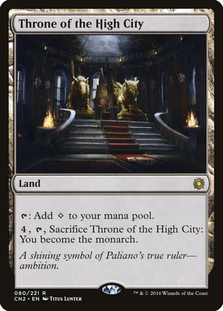 Trône de la Cité Haute, carte Magic CN2 80 — extension Conspiracy: Take the Crown