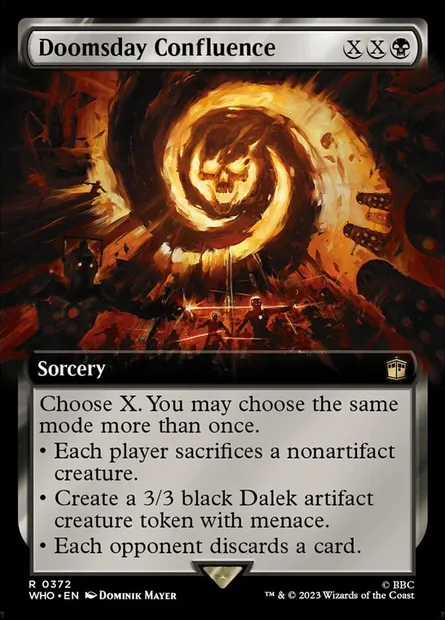Doomsday Confluence, Magic card WHO 372 — Doctor Who set