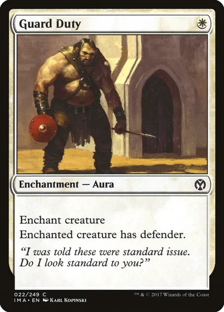 Service de garde, carte Magic IMA 22 — extension Iconic Masters