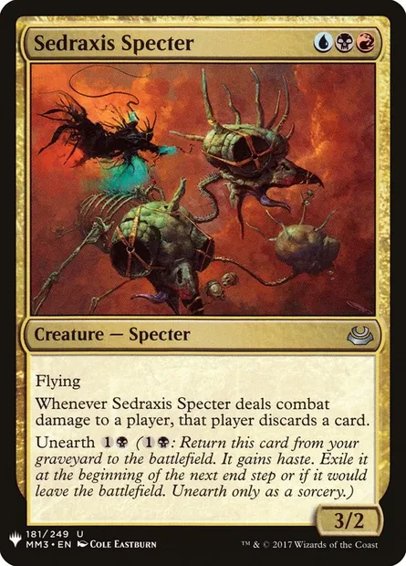 Sedraxis Specter, Magic card PLST MM3-181 — The List set