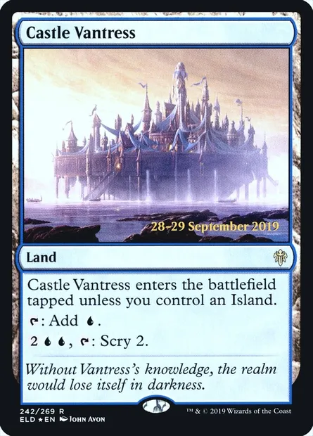 Castle Vantress, Magic card PELD 242s — Throne of Eldraine Promos set