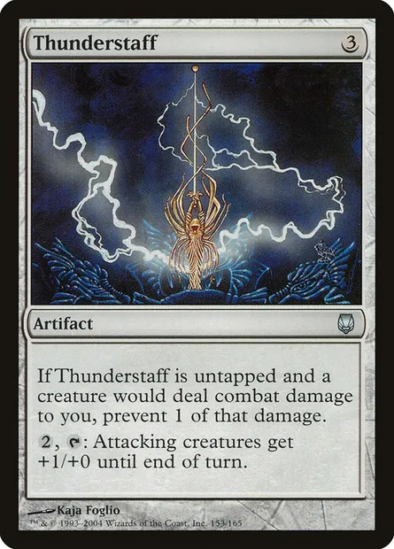 Thunderstaff, Magic card DST 153 — Darksteel set
