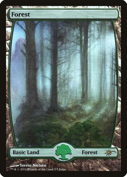 Forêt, carte Magic J14 5★ — extension Judge Gift Cards 2014