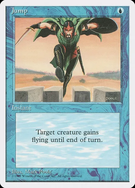 Saut, carte Magic 4ED 79 — extension Quatrième Edition