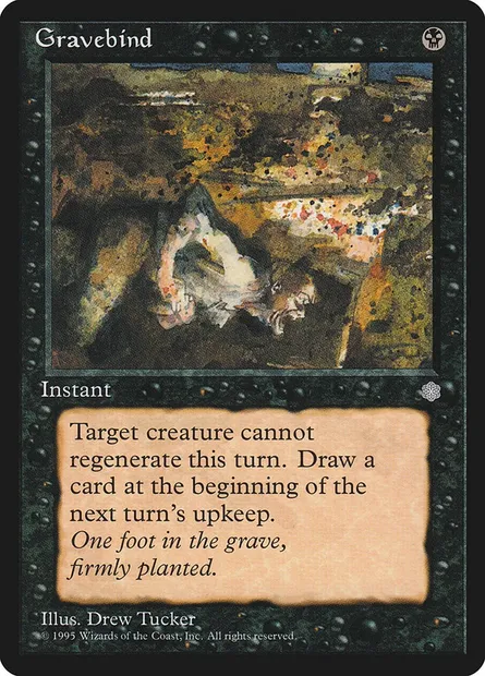 Gravebind, Magic card ICE 129 — Ice Age set