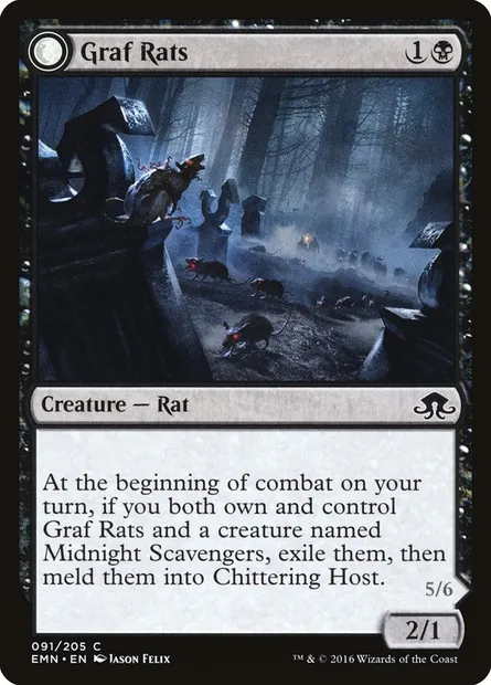 Graf Rats, Magic card EMN 91 — Eldritch Moon set