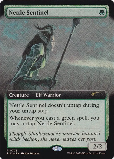 Nettle Sentinel, Magic card SLD 773 — Secret Lair Drop set