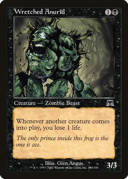 Wretched Anurid, Magic card ONS 183 — Onslaught set