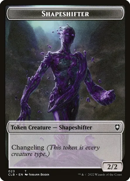 Shapeshifter, Magic card TCLB 23 — Battle for Baldur's Gate Tokens set