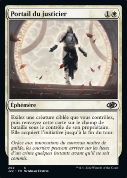 Portail du justicier, carte Magic J22 202 — extension Jumpstart 2022