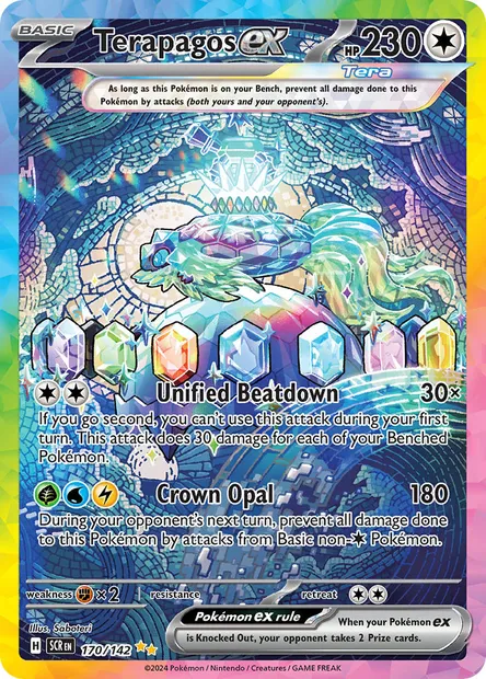 Terapagos ex, Pokémon card SCR 170 — Stellar Crown set