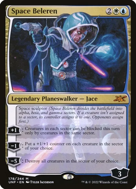Space Beleren, carte Magic UNF 178 — extension Unfinity