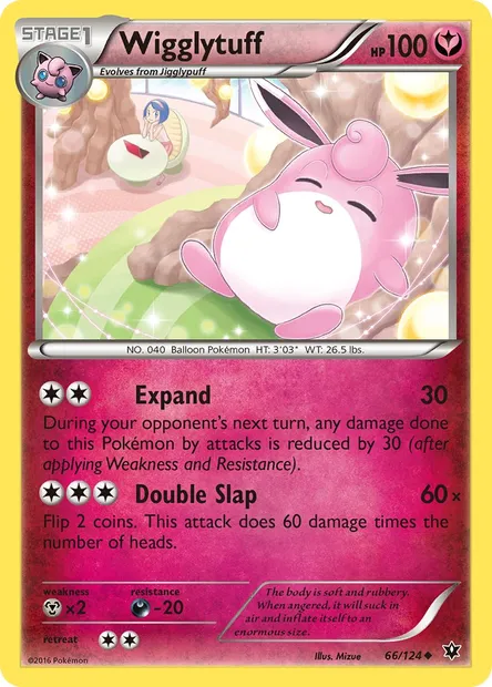 Wigglytuff, Pokémon card FCO 66 — Fates Collide set