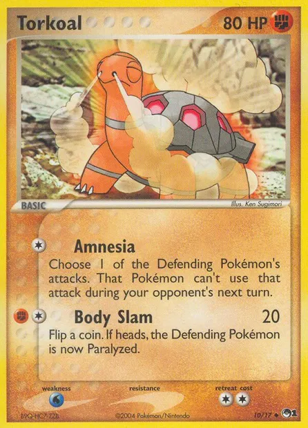 Torkoal, Pokémon card P1 10 — POP Series 1 set