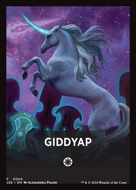 Giddyap, carte Magic FJ25 4 — extension Foundations Jumpstart Front Cards