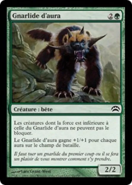 Gnarlide d'aura, carte Magic PC2 55 — extension Planechase 2012
