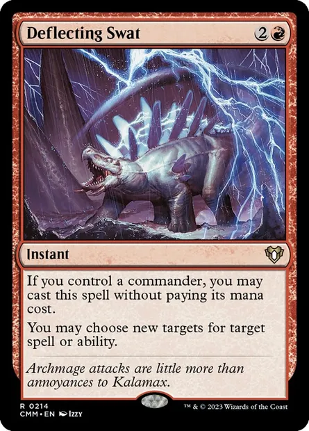 Claque déflectrice, carte Magic CMM 214 — extension Commander Masters