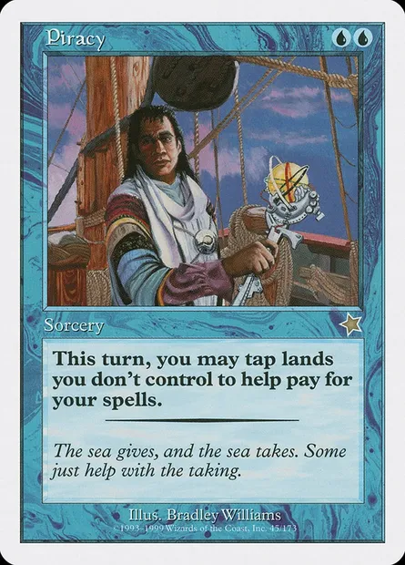 Piracy, Magic card S99 45 — Starter 1999 set