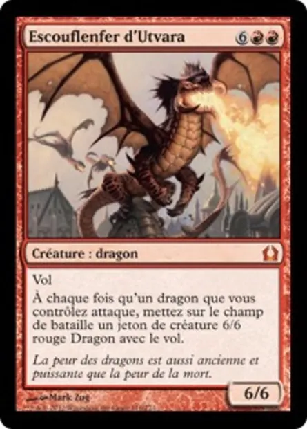 Escouflenfer d'Utvara, carte Magic RTR 110 — extension Retour à Ravnica