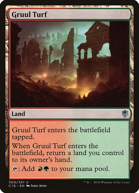Gruul Turf, Magic card C16 300 — Commander 2016 set