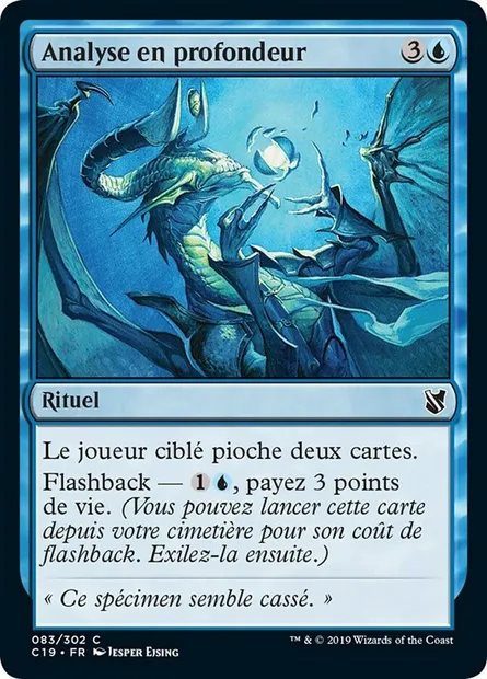 Analyse en profondeur, carte Magic C19 83 — extension Commander 2019