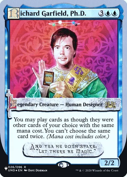 Richard Garfield, Ph.D., Magic card ULST 17 — The List (Unfinity Foil Edition) set