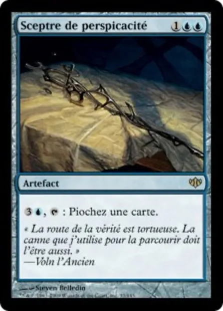 Sceptre de perspicacité, carte Magic CON 33 — extension Conflux
