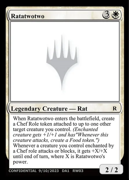 Ratatwotwo, Magic card UNK RW03c — Unknown Event set
