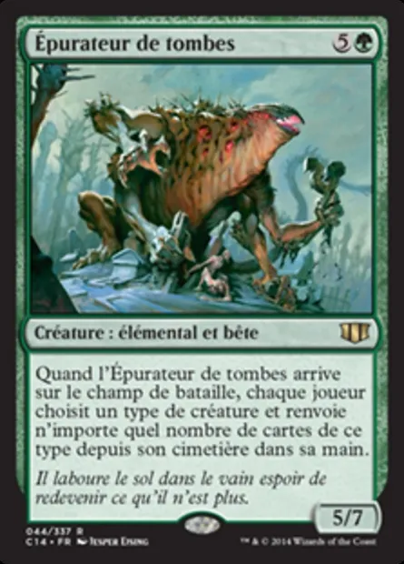 Épurateur de tombes, carte Magic C14 44 — extension Commander 2014