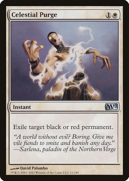 Celestial Purge, Magic card M12 11 — Magic 2012 set