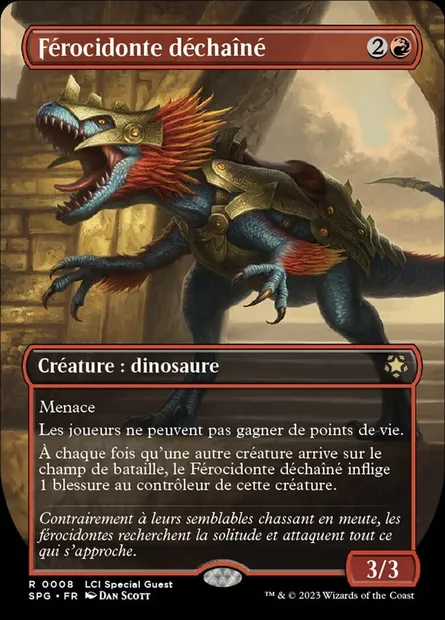 Férocidonte déchaîné, carte Magic SPG 8 — extension Special Guests