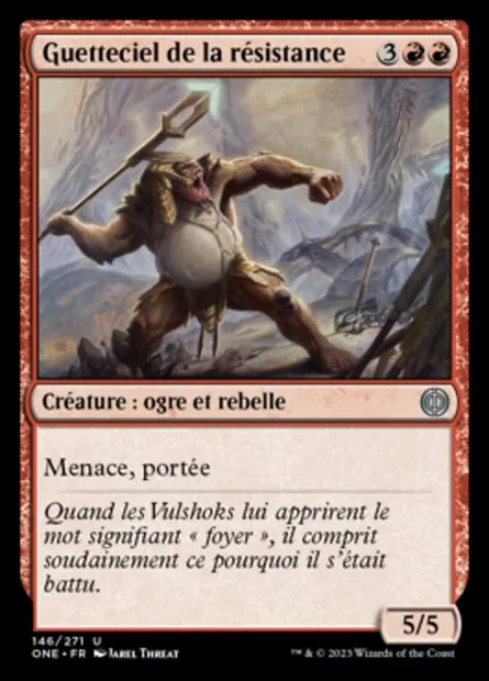 Guetteciel de la résistance, carte Magic ONE 146 — extension Tous Phyrexians