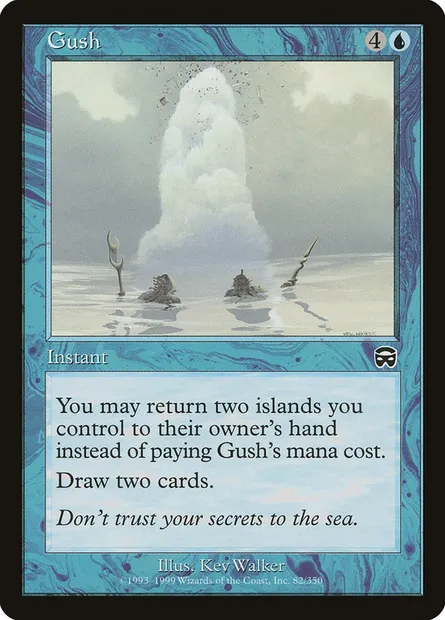 Gush, Magic card MMQ 82 — Mercadian Masques set