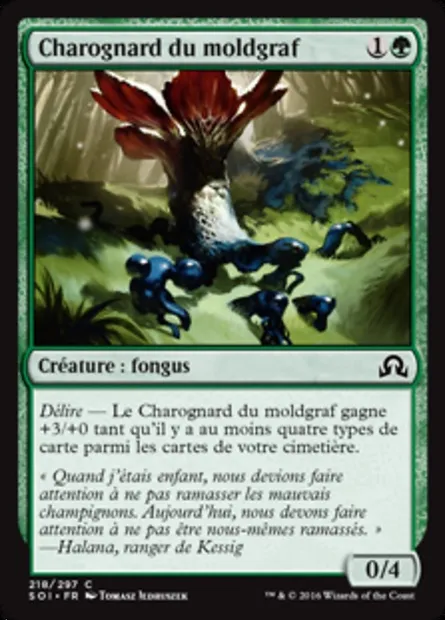 Charognard du moldgraf, carte Magic SOI 218 — extension Ténèbres sur Innistrad