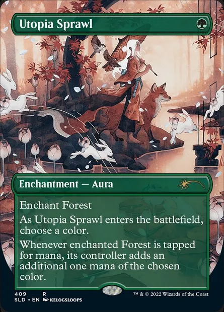 Utopia Sprawl, Magic card SLD 409 — Secret Lair Drop set