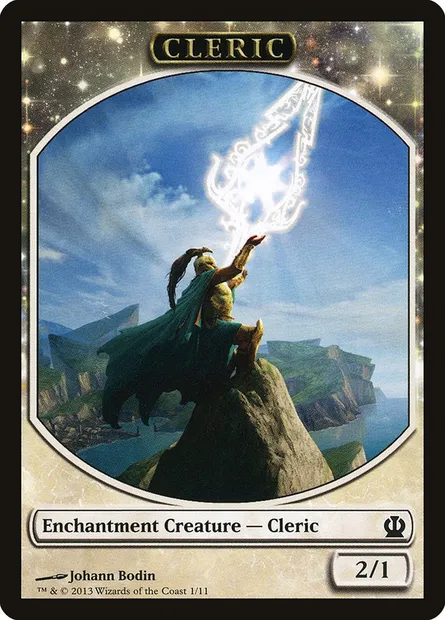 Cleric, carte Magic TTHS 1 — extension Theros Tokens