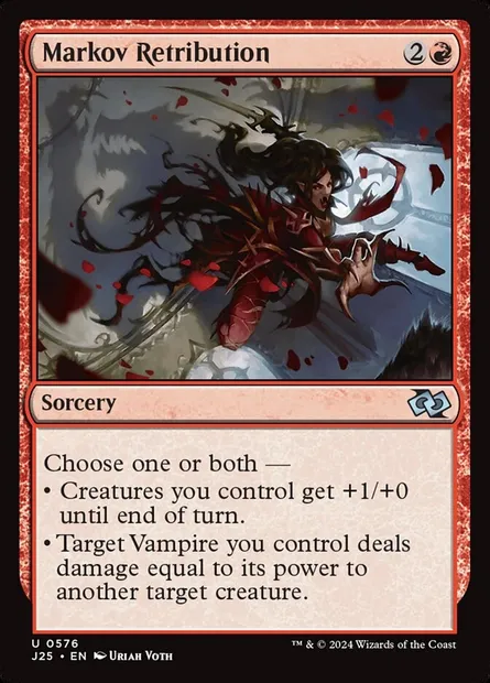 Markov Retribution, Magic card J25 576 — Foundations Jumpstart set
